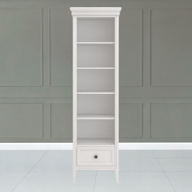 Стеллаж узкий Aletan Tesoro (Алетан Тесоро), Белый, 1 ящик, T605W