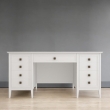Стол письменный Aletan Tesoro (Алетан Тесоро), 8 ящиков, Белый, T709W - Фото 3
