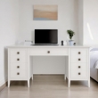 Стол письменный Aletan Tesoro (Алетан Тесоро), 8 ящиков, Белый, T709W - Фото 5