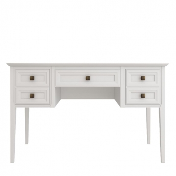 Стол письменный Aletan Tesoro (Алетан Тесоро), 5 ящиков, Белый, T702W