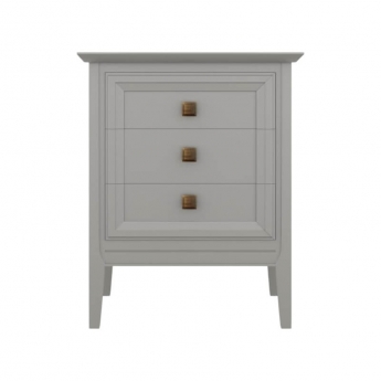 Тумба прикроватная Aletan Tesoro (Алетан Тесоро), 3 ящика, Серый, T303G