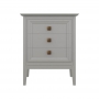 Тумба прикроватная Aletan Tesoro (Алетан Тесоро), 3 ящика, Серый, T303G