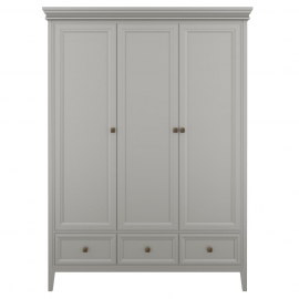 Шкаф Aletan Tesoro (Алетан Тесоро), 3-дверный, 3 ящика, Серый, T803G