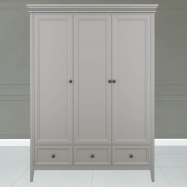 Шкаф Aletan Tesoro (Алетан Тесоро), 3-дверный, 3 ящика, Серый, T803G