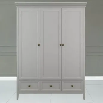 Шкаф Aletan Tesoro (Алетан Тесоро), 3-дверный, 3 ящика, Серый, T803G