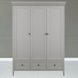 Шкаф Aletan Tesoro (Алетан Тесоро), 3-дверный, 3 ящика, Серый, T803G - Фото 2