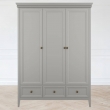 Шкаф Aletan Tesoro (Алетан Тесоро), 3-дверный, 3 ящика, Серый, T803G - Фото 3