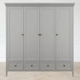 Шкаф Aletan Tesoro (Алетан Тесоро), 4-дверный, 4 ящика, Серый, T804G