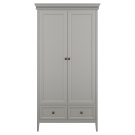 Шкаф Aletan Tesoro (Алетан Тесоро), 2-дверный, 2 ящика, Серый, T802G