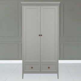 Шкаф Aletan Tesoro (Алетан Тесоро), 2-дверный, 2 ящика, Серый, T802G