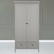Шкаф Aletan Tesoro (Алетан Тесоро), 2-дверный, 2 ящика, Серый, T802G - Фото 2