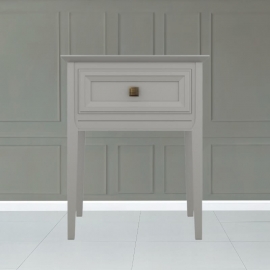 Тумба прикроватная Aletan Tesoro (Алетан Тесоро), 1 ящик, Серый, T301G