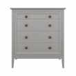Комод Aletan Tesoro (Алетан Тесоро), 4 ящика, Серый, T404G - Фото 1