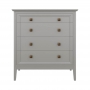 Комод Aletan Tesoro (Алетан Тесоро), 4 ящика, Серый, T404G