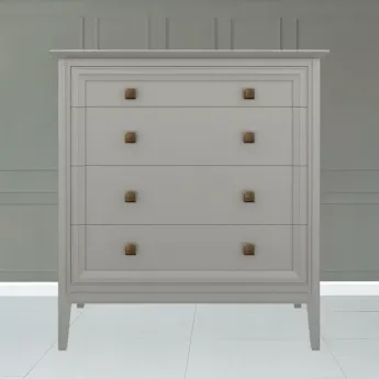 Комод Aletan Tesoro (Алетан Тесоро), 4 ящика, Серый, T404G