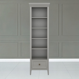 Стеллаж узкий Aletan Tesoro (Алетан Тесоро), Серый, 1 ящик, T605G