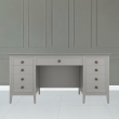Стол письменный Aletan Tesoro (Алетан Тесоро), 8 ящиков, Серый, T709G - Фото 3