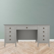 Стол письменный Aletan Tesoro (Алетан Тесоро), 8 ящиков, Серый, T709G - Фото 4