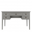 Стол письменный Aletan Tesoro (Алетан Тесоро), 5 ящиков, с фрезеровкой, Серый, T703G - Фото 1