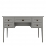 Стол письменный Aletan Tesoro (Алетан Тесоро), 5 ящиков, с фрезеровкой, Серый, T703G