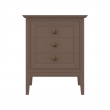 Тумба прикроватная Aletan Tesoro (Алетан Тесоро), 3 ящика, Коричневый, T303Q - Фото 1