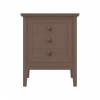 Тумба прикроватная Aletan Tesoro (Алетан Тесоро), 3 ящика, Коричневый, T303Q