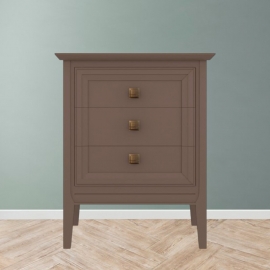 Тумба прикроватная Aletan Tesoro (Алетан Тесоро), 3 ящика, Коричневый, T303Q