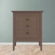 Тумба прикроватная Aletan Tesoro (Алетан Тесоро), 3 ящика, Коричневый, T303Q - Фото 2