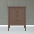 Тумба прикроватная Aletan Tesoro (Алетан Тесоро), 3 ящика, Коричневый, T303Q - Фото 3