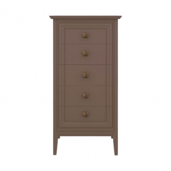 Комод высокий Aletan Tesoro (Алетан Тесоро), 5 ящиков, Коричневый, T315Q