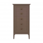 Комод высокий Aletan Tesoro (Алетан Тесоро), 5 ящиков, Коричневый, T315Q
