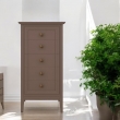 Комод высокий Aletan Tesoro (Алетан Тесоро), 5 ящиков, Коричневый, T315Q - Фото 5