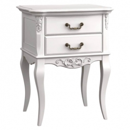 Тумба прикроватная Aletan Marlette (Алетан Марлетт), 2 ящика, Слоновая кость, В302