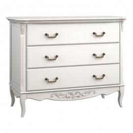 Комод Aletan Marlette (Алетан Марлетт), 3 ящика, Слоновая кость, B401