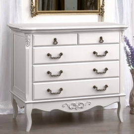 Комод Aletan Marlette (Алетан Марлетт), 5 ящиков, Слоновая кость, B405