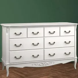 Комод Aletan Marlette (Алетан Марлетт), 8 ящиков, Слоновая кость, В408