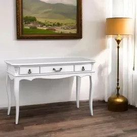 Консоль Aletan Marlette (Алетан Марлетт), 3 ящика, Слоновая кость, В903