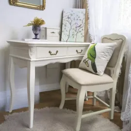 Консоль Aletan Marlette (Алетан Марлетт), 3 ящика, Слоновая кость, В903
