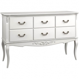 Консоль Aletan Marlette (Алетан Марлетт), 6 ящиков, Слоновая кость, В906