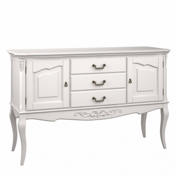 Прилавок Aletan Marlette (Алетан Марлетт), 3 ящика и 2 дверцы, Слоновая кость, В907