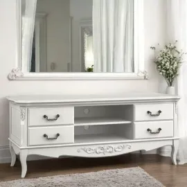 Тумба ТВ Aletan Marlette (Алетан Марлетт), 146 см, Слоновая кость, В304