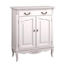 Комод Aletan Marlette (Алетан Марлетт), 1 ящик и 2 дверцы, Слоновая кость, В404