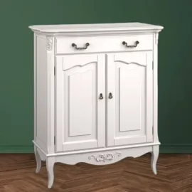 Комод Aletan Marlette (Алетан Марлетт), 1 ящик и 2 дверцы, Слоновая кость, В404