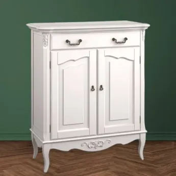 Комод Aletan Marlette (Алетан Марлетт), 1 ящик и 2 дверцы, Слоновая кость, В404