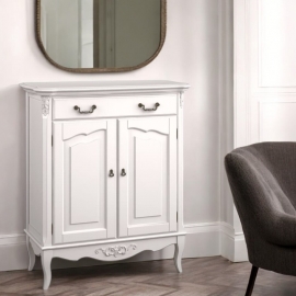 Комод Aletan Marlette (Алетан Марлетт), 1 ящик и 2 дверцы, Слоновая кость, В404