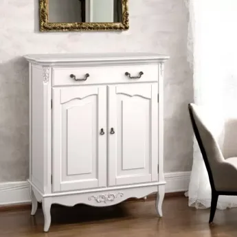 Комод Aletan Marlette (Алетан Марлетт), 1 ящик и 2 дверцы, Слоновая кость, В404