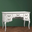 Стол письменный Aletan Marlette (Алетан Марлетт), узий, 5 ящиков, Слоновая кость, В704 - Фото 2