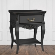 Тумба прикроватная Aletan Marlette (Алетан Марлетт), 1 ящик, Черный, В301BL - Фото 3
