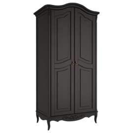 Шкаф Aletan Marlette (Алетан Марлетт), 2-дверный, Черный лак, В802BL