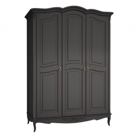 Шкаф Aletan Marlette (Алетан Марлетт), 3-дверный, Черный лак, В803BL